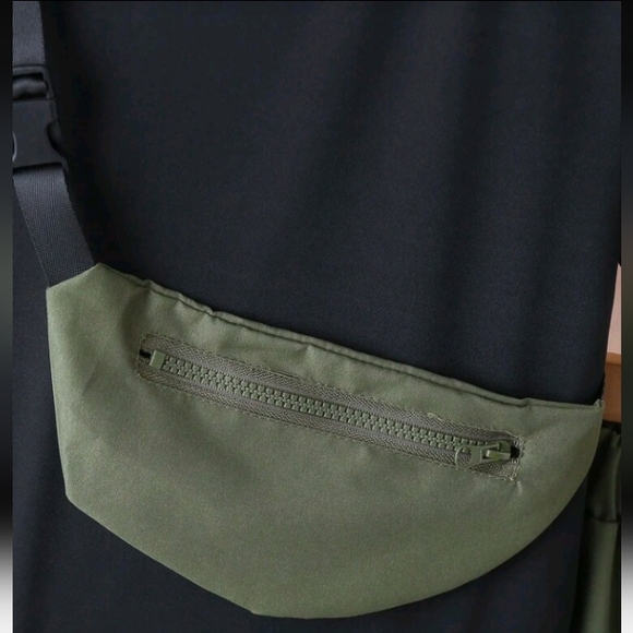 Other - Boy Olive Green zip Crossbody Mini Bag